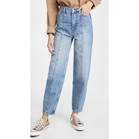 Reformation Womens Kris Relaxed Curve Seamed Jean in Montauk size 23 NWT - Picture 2 of 7